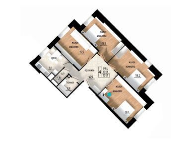 Планировки четырехкомнатные в ЖК «Литейный»