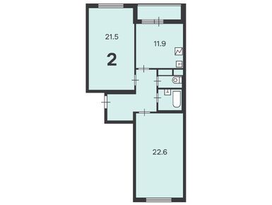 2-комнатная 69.30 кв.м, Жилой дом «Люблинская ул., д. 76, к. 5», 18 124 227 руб.