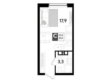 Студия 21.20 кв.м, ЖК DOGMA PARK (Догма Парк), 4 746 680 руб.