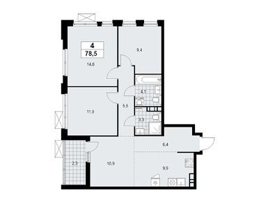 4-комн.