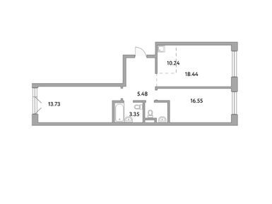 3-комнатная 76.20 кв.м, ЖК MYPRIORITY Басманный (Май Приорити Басманный), 44 053 329 руб.