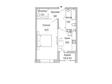 Планировки однокомнатные в ЖК Riga Hills (Рига Хиллс)