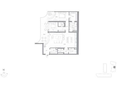 2-комнатная 158.90 кв.м, Клубный дом Phantom (Фантом), 291 581 500 руб.