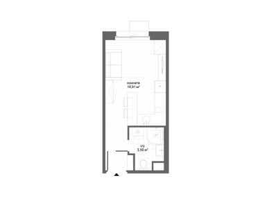 Студия 22.50 кв.м, CitiMix (СитиМикс), 9 162 500 руб.