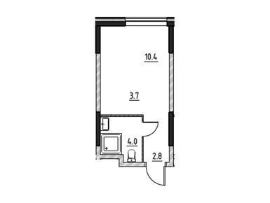 Планировки студии-апартаменты в ORO (ОРО)