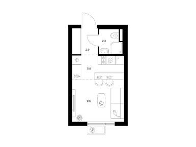 Студия 20.20 кв.м, Белая Дача парк, 6 525 569 руб.