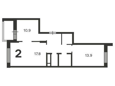 2-комнатная 57.20 кв.м, Жилой дом «6-я Радиальная ул., д. 7/6, к. 3», 16 760 000 руб.