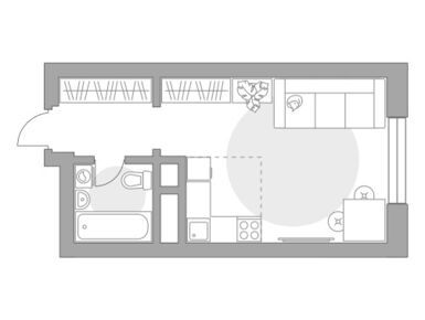 Студия 24.33 кв.м, ЖК «Ильинойс», 6 363 259 руб.