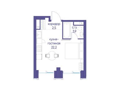 Студия 28.60 кв.м, ЖК «Событие», 23 194 600 руб.