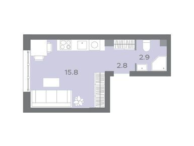 Студия 21.52 кв.м, ЖК «Дмитровское небо», 13 346 447 руб.