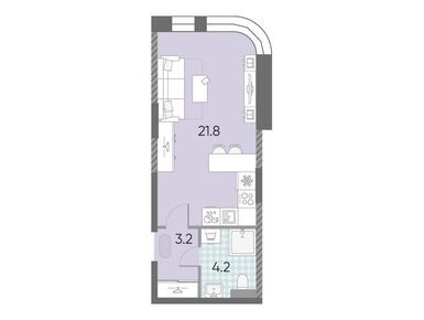 Студия 29.22 кв.м, ЖК «ЗИЛАРТ», 20 071 116 руб.