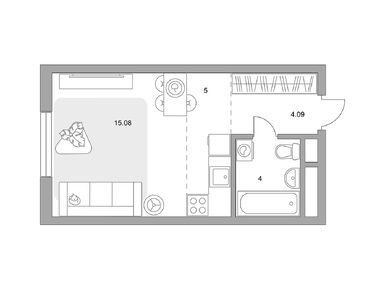 Планировки студии в ЖК «Императорские Мытищи»