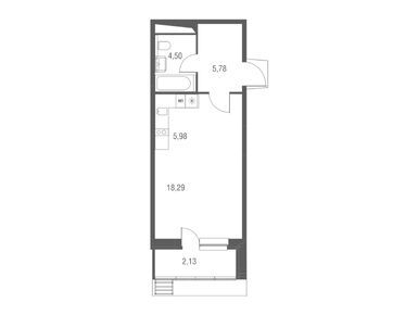 Студия 36.10 кв.м, ЖК «Одинбург», 8 390 000 руб.