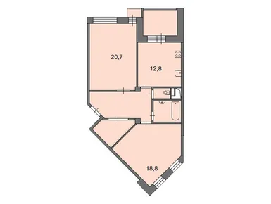 2-комнатная 72.40 кв.м, ЖК «Ново-Никольское», 13 575 000 руб.