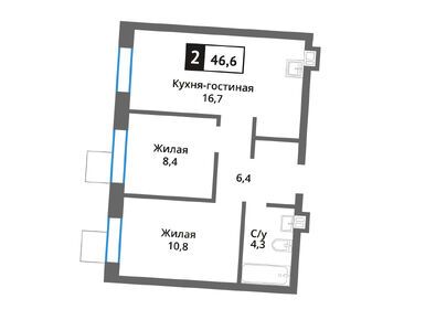 Планировки двухкомнатные в Никольский квартал «Отрада»