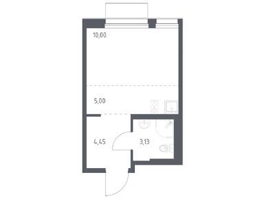 Планировки студии в ЖК «Новое Внуково»