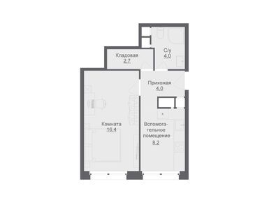 Планировки 1-к. апартаменты в МФК Liberty (Либерти)