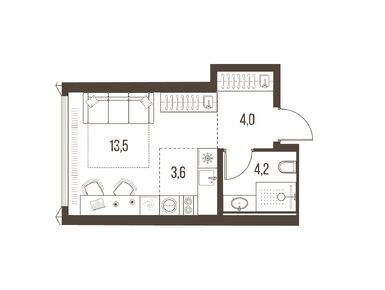 Планировки однокомнатные в ЖК High Life (Хай Лайф)