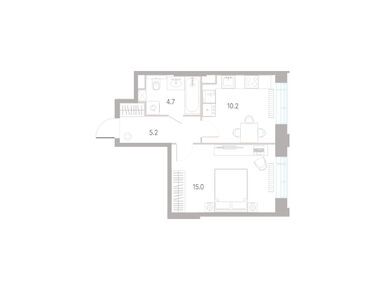 Планировки однокомнатные в ЖК «КОД Сокольники»