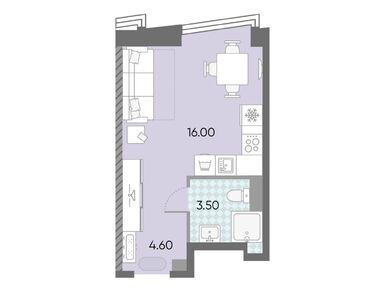 Студия 24.12 кв.м, ЖК «Обручева 30», 20 247 229 руб.