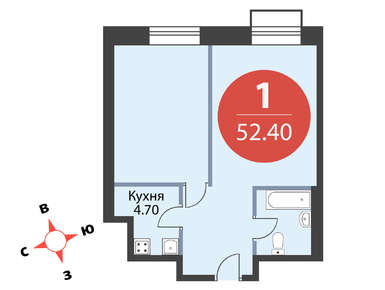 1-комн.