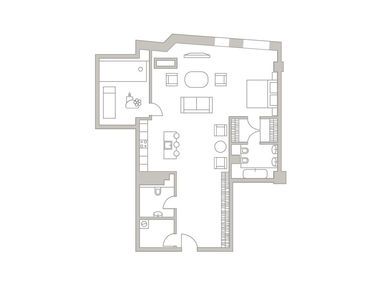 1-комнатная 113.00 кв.м, Клубный дом Turandot Residences (Турандот Резиденсес), 146 900 000 руб.