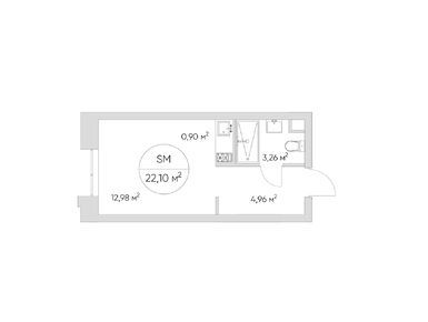 Планировки студии-апартаменты в N’ICE LOFT (Найс Лофт)