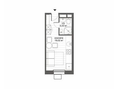 Студия 22.35 кв.м, «CitiMix Новокосино» (СитиМикс Новокосино), 5 850 000 руб.