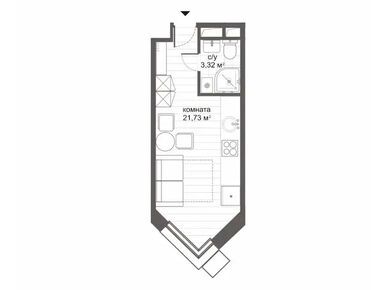 Студия 25.00 кв.м, МФК «Ситимикс Новокосино», 7 400 000 руб.