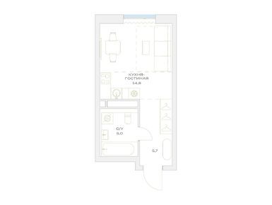 Студия 25.50 кв.м, ЖК «Детали», 13 399 989 руб.