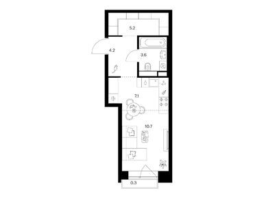 Студия 31.10 кв.м, Онежский вал, 15 773 920 руб.