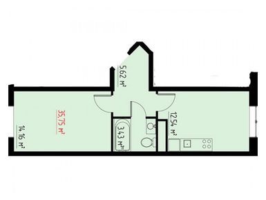 1-комнатная 36.00 кв.м, Эко-район «Борисоглебское», 6 386 000 руб.