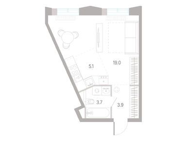 Студия 31.70 кв.м, КОД Сокольники, 18 528 650 руб.