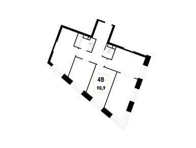 Планировки четырехкомнатные в ЖК Wellton Towers (Велтон Тауэрс)