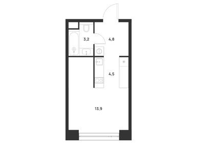 Студия 26.40 кв.м, ЖК Voice Towers (Войс Тауэрс), 14 955 600 руб.