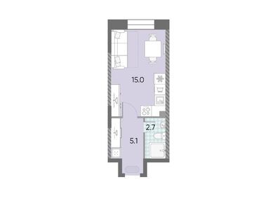 Студия 22.82 кв.м, ЖК «ЗИЛАРТ», 19 123 089 руб.