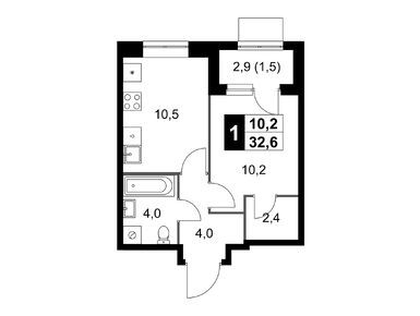 Планировки однокомнатные в ЖК «1-й Измайловский» (Первый Измайловский)