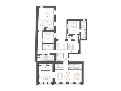 Планировки 4-к. апартаменты в «Большая Дмитровка IX»