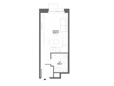 Студия 20.53 кв.м, CitiMix (СитиМикс), 8 262 000 руб.