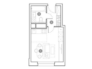 Студия 24.90 кв.м, ЖК «Гоголь Парк», 8 615 400 руб.