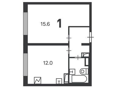 1-комнатная 35.20 кв.м, Жилой дом «Маршала Еременко ул., д. 5, к. 1, 2, 3, 4», 8 696 512 руб.