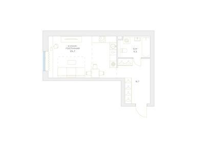 Студия 36.50 кв.м, ЖК «Детали», 12 020 654 руб.