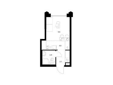 Планировки студии в Бусиновский парк