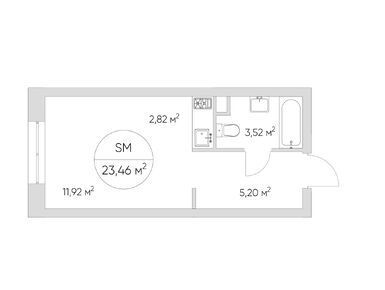 Планировки студии-апартаменты в N’ICE LOFT (Найс Лофт)