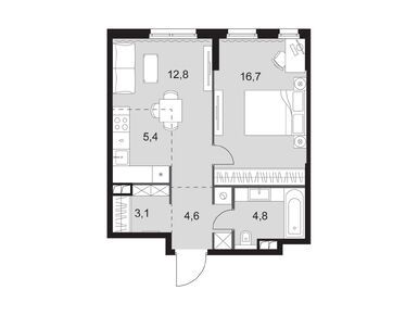 Планировки двухкомнатные в ЖК Sydney City (Сидней Сити)