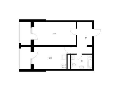 Планировки однокомнатные в Бутово парк 2