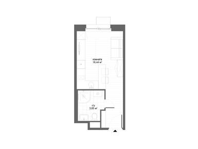 Студия 22.09 кв.м, CitiMix (СитиМикс), 8 665 100 руб.