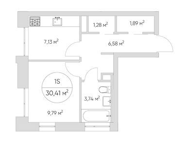 Планировки 1-к. апартаменты в N’ICE LOFT (Найс Лофт)