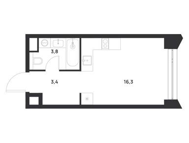 Студия 23.50 кв.м, ЖК Voice Towers (Войс Тауэрс), 12 828 650 руб.