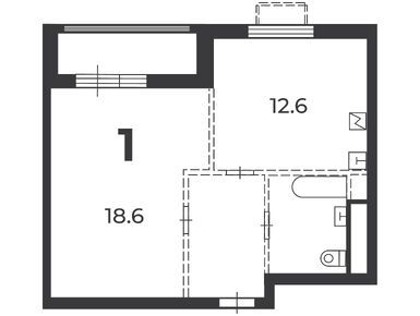 1-комнатная 41.90 кв.м, Жилой дом «Никитинская ул., д. 21, к. 3», 17 753 768 руб.